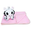 Micro fleece baby blanket gift set