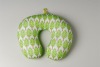 Microbeads u shape neck pillow with hook(tree design)