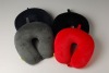 Microbeads u shaped headrest covers for cars