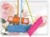 Microfiber Chenille Flat Cleaning Mop in colorful
