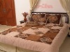 Microfiber Suede Patchwork Bedding Set