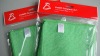 Microfiber bath towel in polybag with header