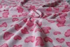 Microfiber fabric printed