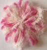 Microfiber feather yarn