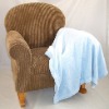 Microfiber fleece blanket