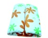 Microfiber printed bath towel