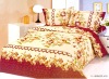 Microfiber printed bedding set