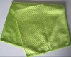 Microfiber shining cleaning cloth for window glass