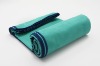 Microfiber suede bath towel