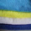 Microfiber terry cleaning towel