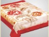Mink balnket NO.YD052 red 100% polyester blanket
