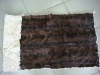 Mink fur leg skin/scraps plate