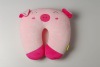 Mircobeads animal (Pink PIG) U neck pillow