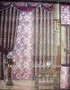 Modern European style polyester curtain fabric,hot sell window curtain