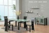 Modern Glass dining table & chair