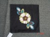 Modern appliqued cushion cover