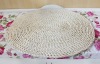 Modern design cute hand-woven round straw wheat mat&cushion