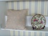 Modern embroidery cushion