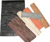 Modern handmade leather rugs