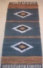 Modern leather area rug