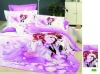 Modern lovers printed bed sheets cotton bed line
