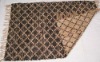 Modern rug leather reversible