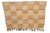 Modern rug leather reversible