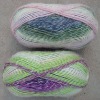 Mohair blended dyed muti-color hand knitting yarn