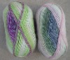 Mohair blended wool yarn,knitting colorful yarn