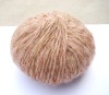 Mohair/wool/nylon/metallic blended yarn for hand knitting