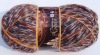 Monhair wool blended hand knitting yarn,space dyed muti-colors yarn