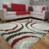 Multi color shaggy rug
