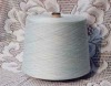 NE30S/1 T/R 65/35 BLENDED YARN, melange light grey color