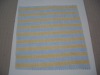 NEW 21*14 55%Linen 45%Cotton Yarn Dyed Yellow Blue Stripe Chambray Fabric for Shirt