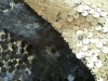 NEW-3mm+7mm sequin embroidered metarial (for wedding dress)