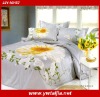 NEW beautiful flowers 4pcs 100% cotton twill printed bed sheet sets