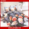 NEW design 4pcs 100% cotton twill printed beautiful flowers bedding sets