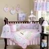 NMSE1046 pink lovely cotton european  baby bedding set