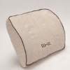 Natural Linen+odorless Memory Foam Middle Car seat Cushion