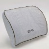 Natural Linen+odorless Memory Foam waist Cushion