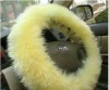 Natural Sheepskin Car Steering Wheel Covers