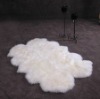 Natural Sheepskin Carpet For Living Room Quad