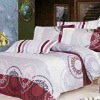 Natural and soft 100% cotton bed set