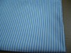 Navy Blue Yarn Dyed Stripe 100% Cotton Poplin Fabric