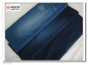 Navy blue knitted denim fabric