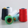 Ne20/3 colored 100% polyester TFO spun yarn