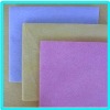 Needle punched nonwoven wipe