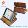 New Arrival for apple ipad2 leather cover case