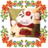 New!! Christmas Pillow Santa Claus Throw Pillow Gold
