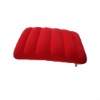 New Design fashion multi flocking PVC Inflatable promotion travel and beach Pillow and cushion
